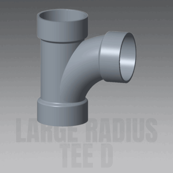 LARGE RADIUS TEE D
