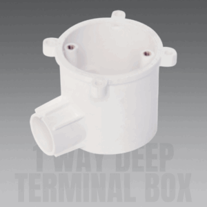 1 way deep terminal box
