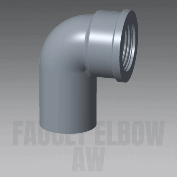 FAUCET ELBOW AW