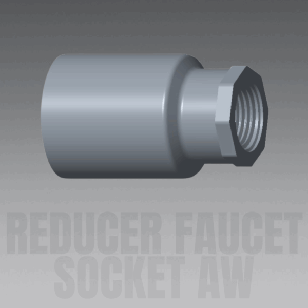 REDUCER FAUCET SOCKET AW