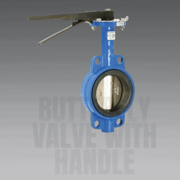 BUTTERFLY VALVE WITH HANDLE