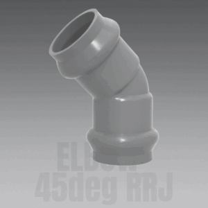 elbow 45deg rrj