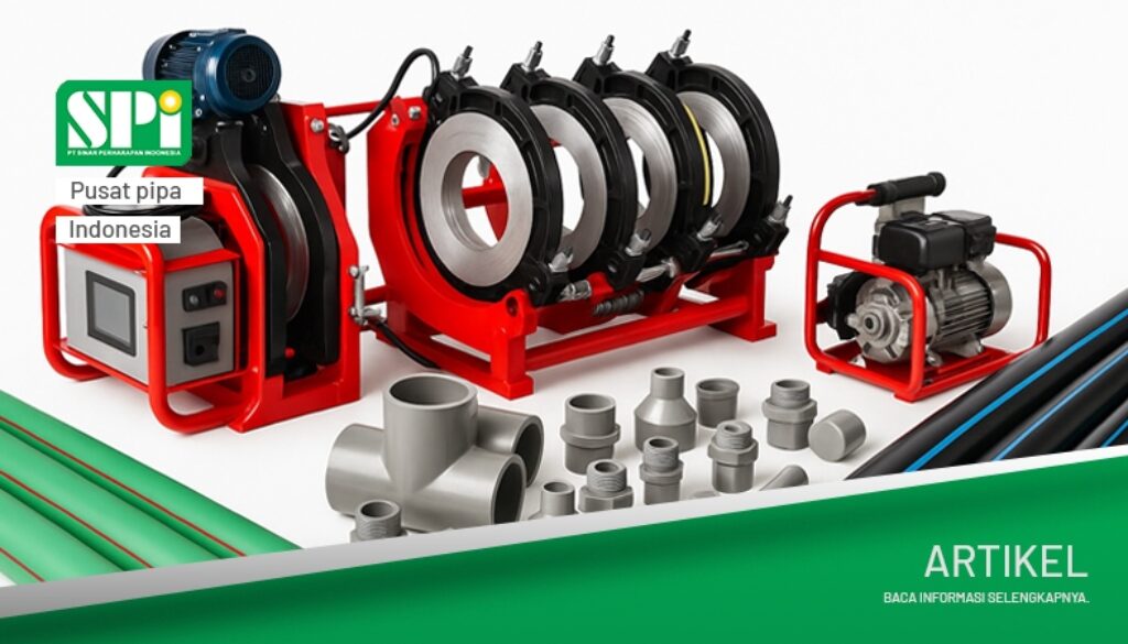 Distributor Pipa PVC, PPR, HDPE dan Mesin Las HDPE 1